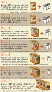 even day sample transition schedule