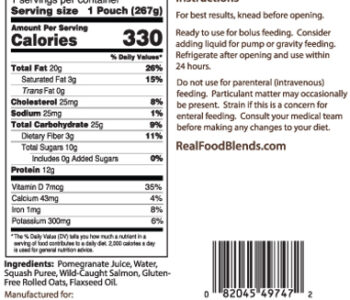 Feeding Tube Meals: Blenderized Tube Feeding