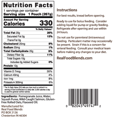 Feeding Tube Meals: Blenderized Tube Feeding